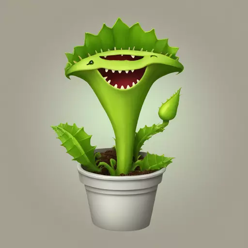 Venus flytrap emoji