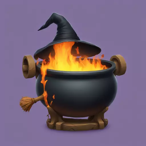 witch cauldron emoji