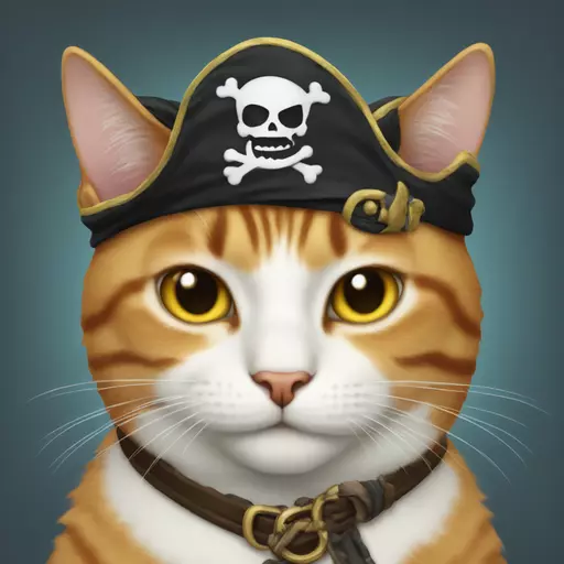 cat pirate emoji