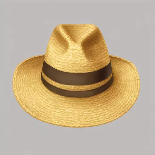 straw hat emoji