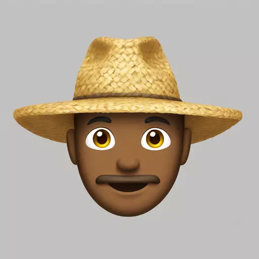 straw hat emoji