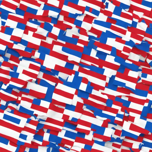 Flag (blue, red, white) emoji
