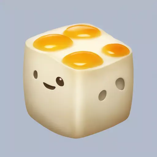 Preserved egg tofu emoji