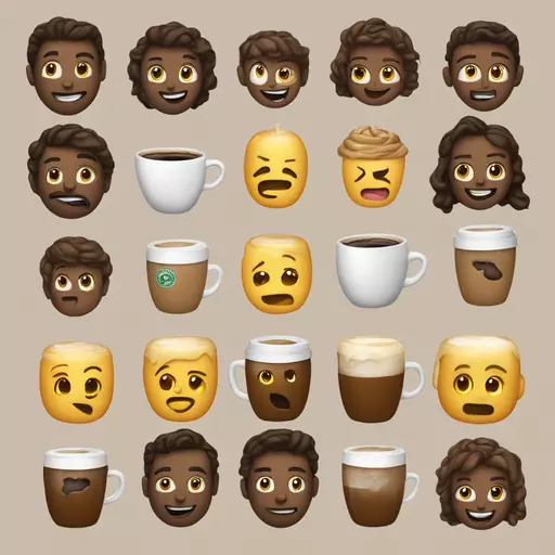 you are my heart, I prefer to drink coffee and Geldermann with you emoji