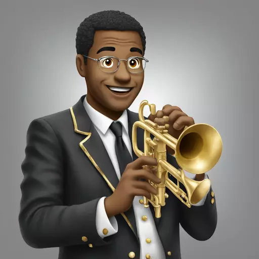 trumpeter on mercedes emoji