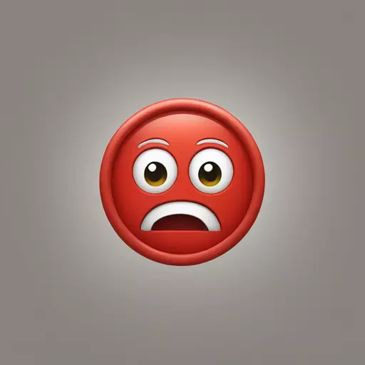 Red sealing emoji