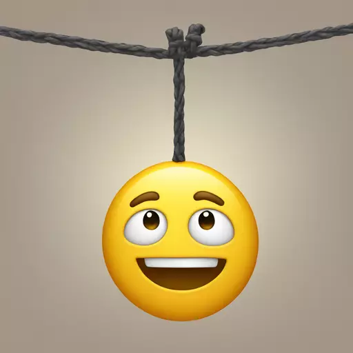 emoji face hanging himself emoji