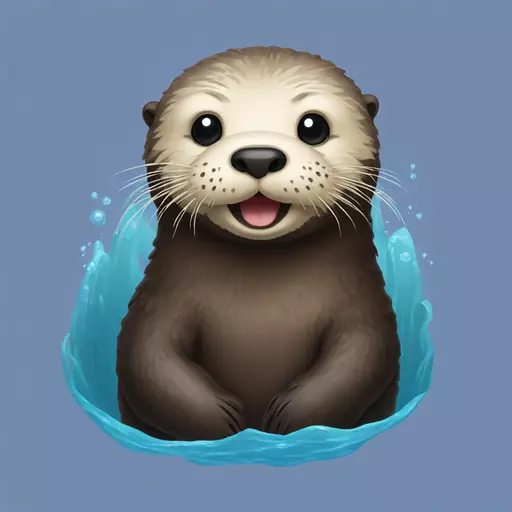 sea otter emoji