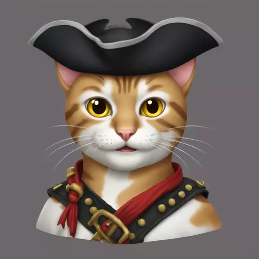 cat pirate emoji