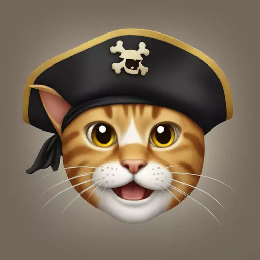 cat pirate emoji