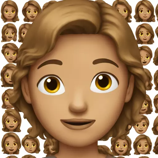 Brown hair emoji