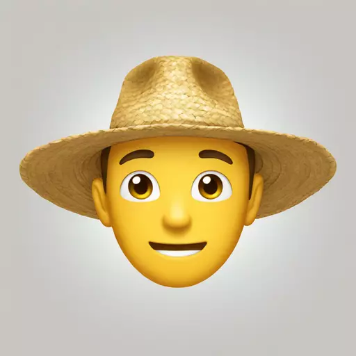 straw hat emoji