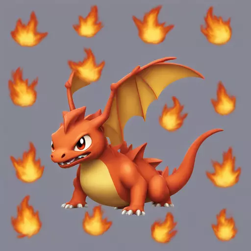 dracaufeu pokemon emoji