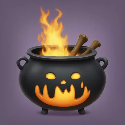witch cauldron emoji