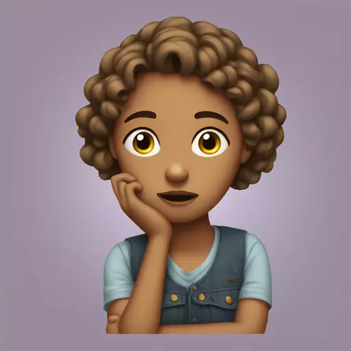 girl overthink emoji