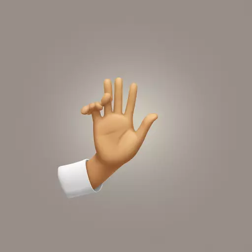 🙏 can you make an animation from this emoji so that it animates the two hands slowly clapping together, emulation a high five? emoji