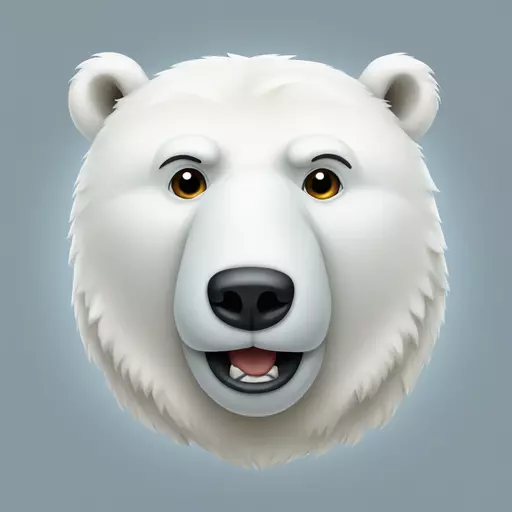 polar bear emoji