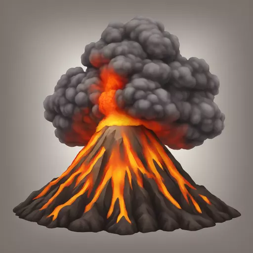 volcano emoji