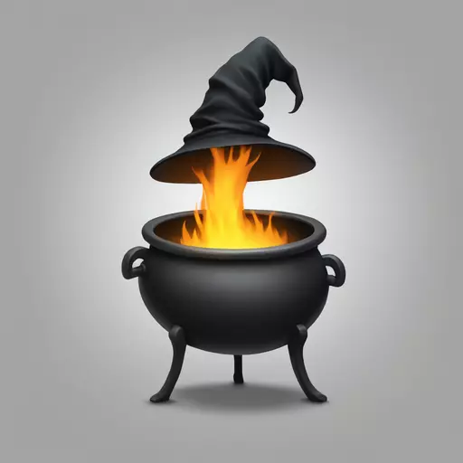 witch cauldron emoji