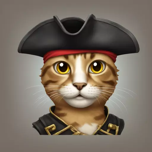 cat pirate emoji
