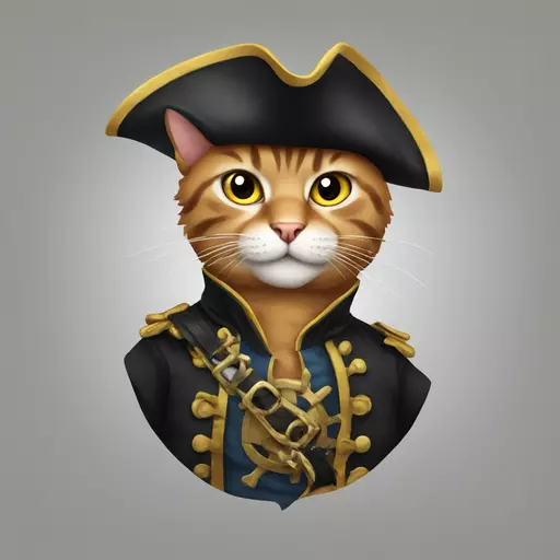 cat pirate emoji