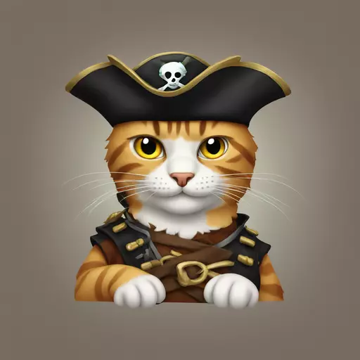cat pirate emoji