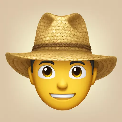 straw hat emoji