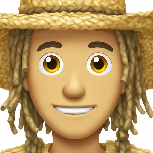 straw hat emoji