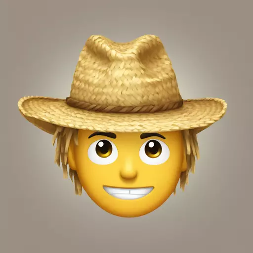 straw hat emoji