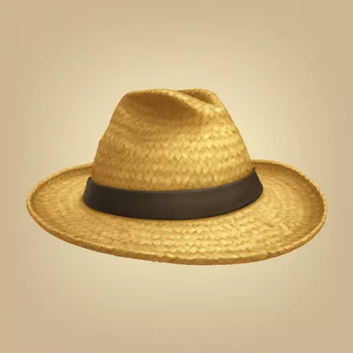straw hat emoji
