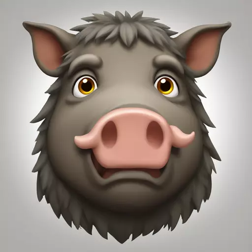boar emoji