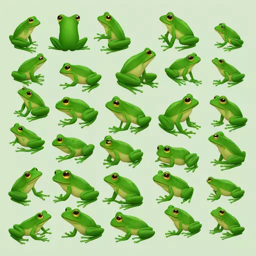 Frogs have tails emoji