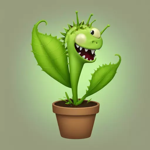 Venus flytrap emoji
