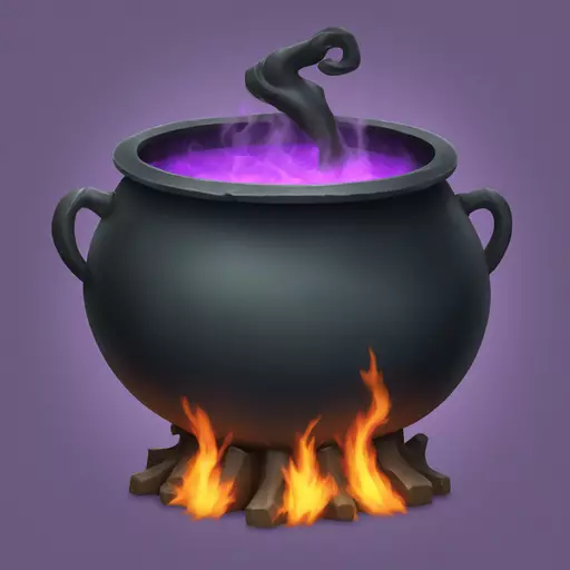 witch cauldron emoji