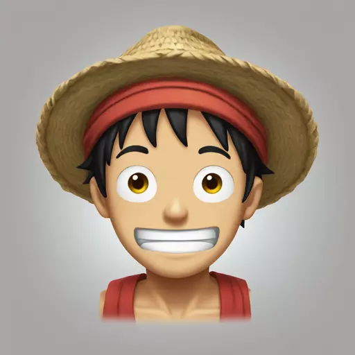 Luffy emoji
