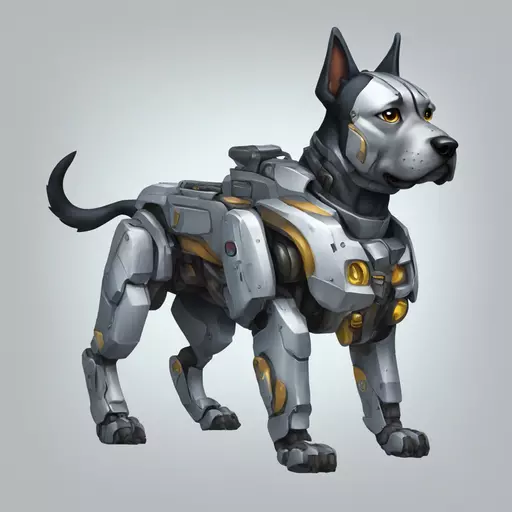mecha dog emoji