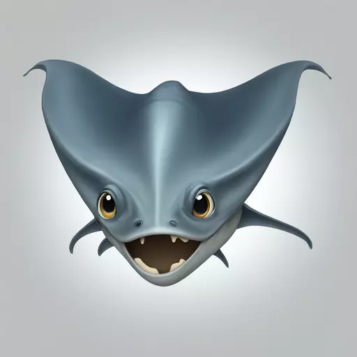 stingray emoji