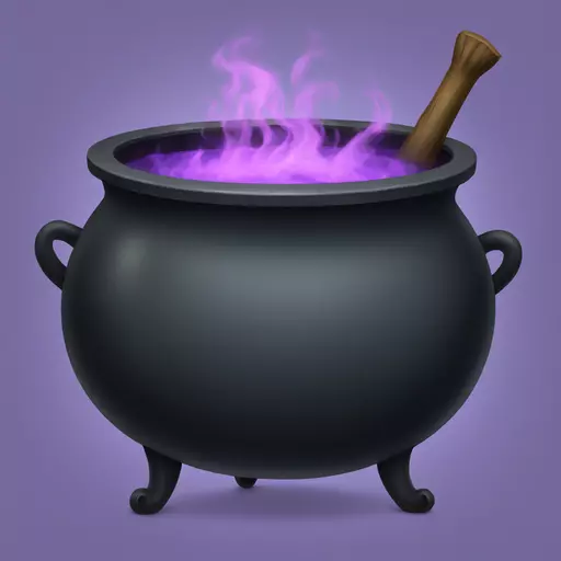 witch cauldron emoji