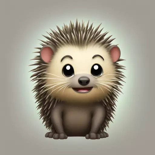 cute porcupine emoji