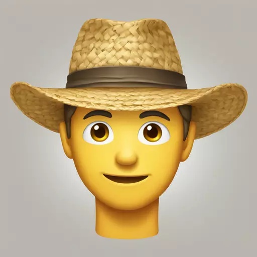 straw hat emoji