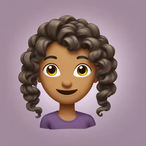twirling hair flirtatiously emoji