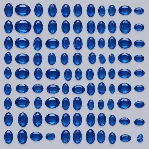 sapphire oval gem emoji