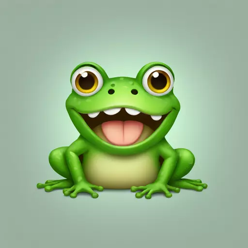 Funny Frog emoji