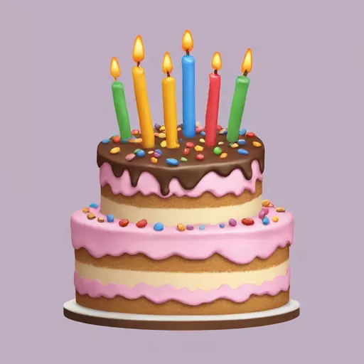 birthday cake emoji