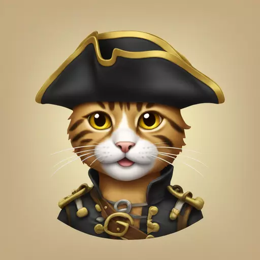cat pirate emoji