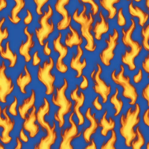 Burning Blue emoji