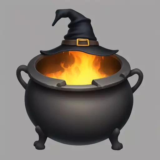 witch cauldron emoji