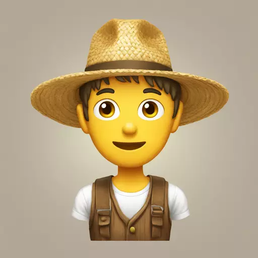 straw hat emoji