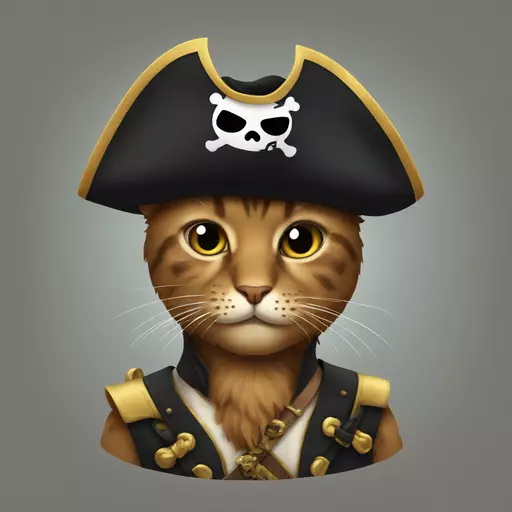 cat pirate emoji