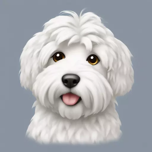 Coton de tuléar emoji